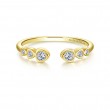 Gabriel 14k Yellow Gold Stackable Ladies Ring LR51253Y45JJ 1 Gabriel 14k Yellow Gold Stackable Ladies Ring LR51253Y45JJ 1