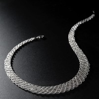 Platinum Born MSS Tapestry Necklace Platinum Born MSS Tapestry Necklace