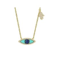 Shy Creation evil eye necklace