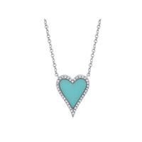 Shy Creation heart necklace