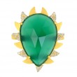 meghna green onyx claw ring meghna green onyx claw ring