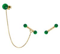 benedicte de boysson aphrodite punk earrings with cuff  copy