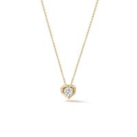 hearts on fire whimsical heart single diamond pendant necklace