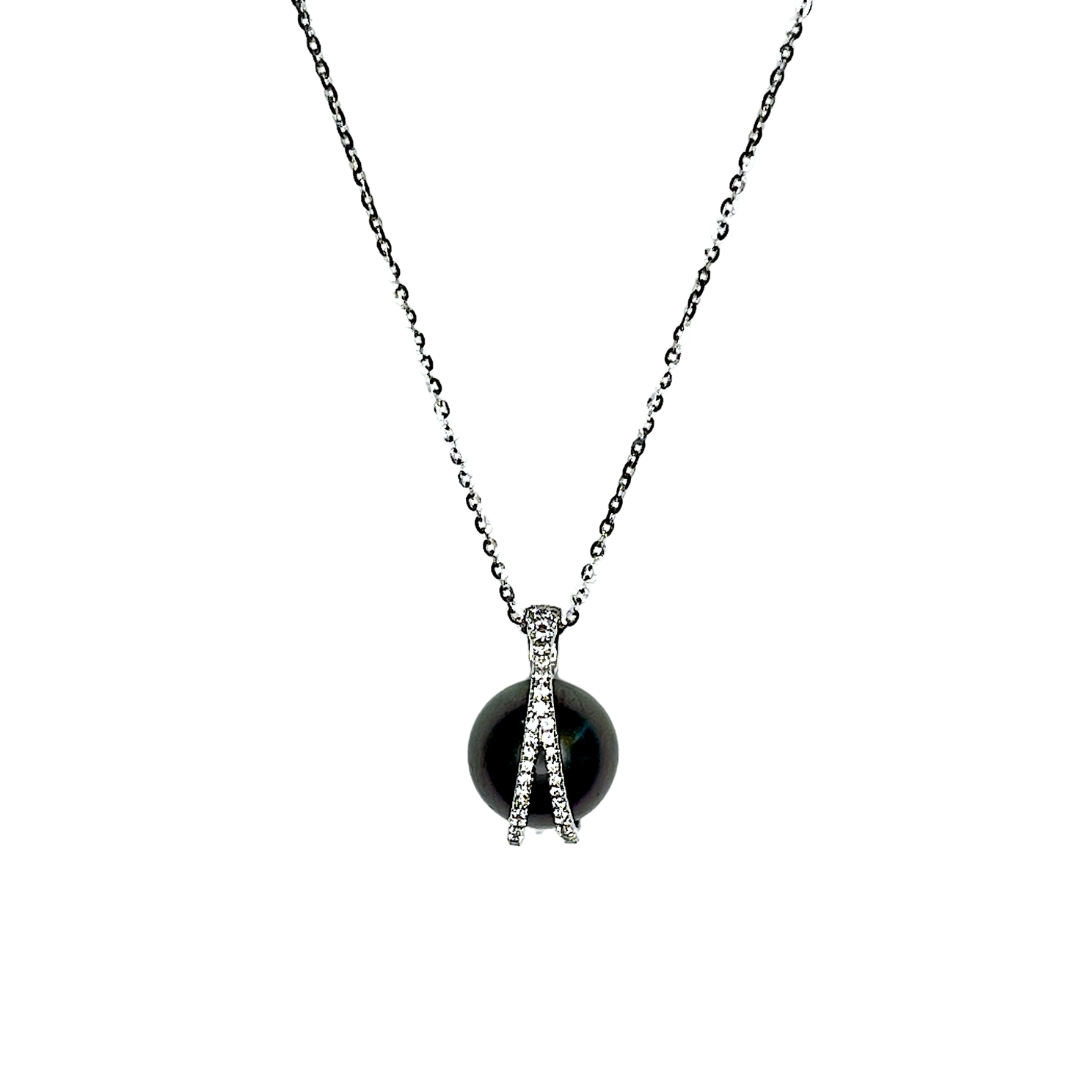 Black Pearl Necklace