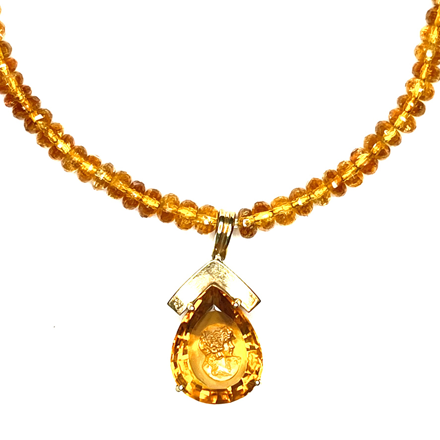 Imperial Topaz Necklace