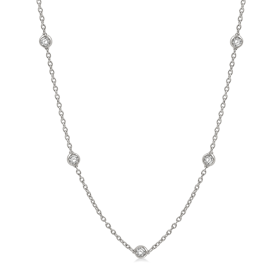 Diamond Station Necklace
