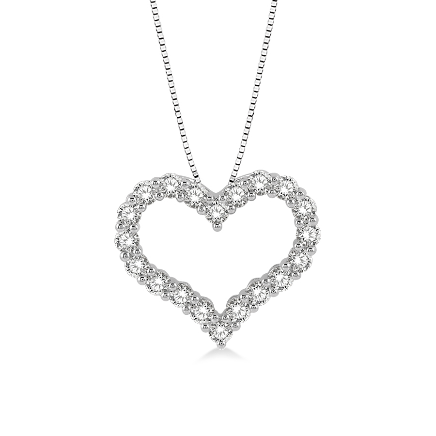 Heart Shape Diamond Pendant 