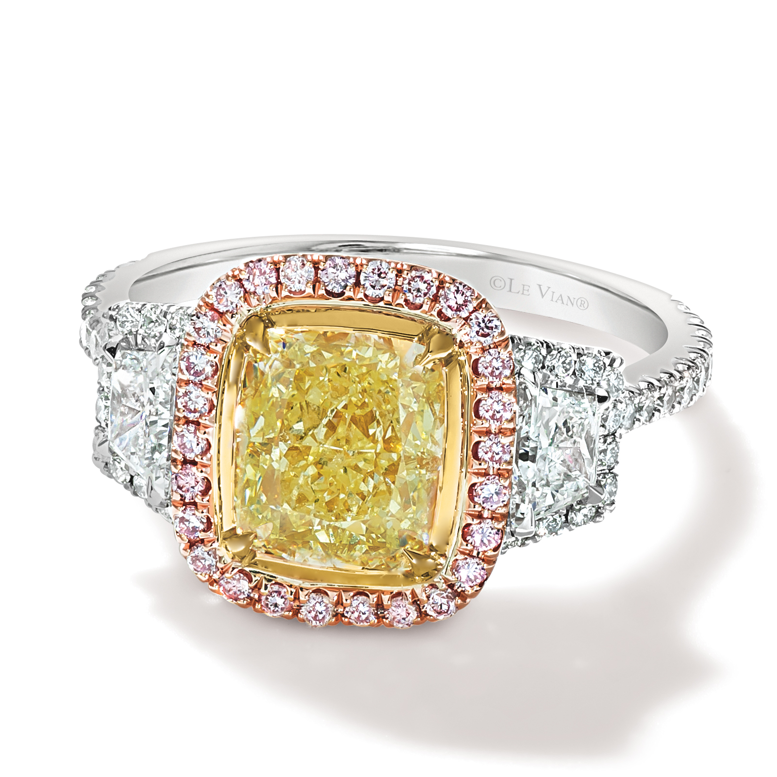 Sunny Yellow Diamond Engagement Ring
