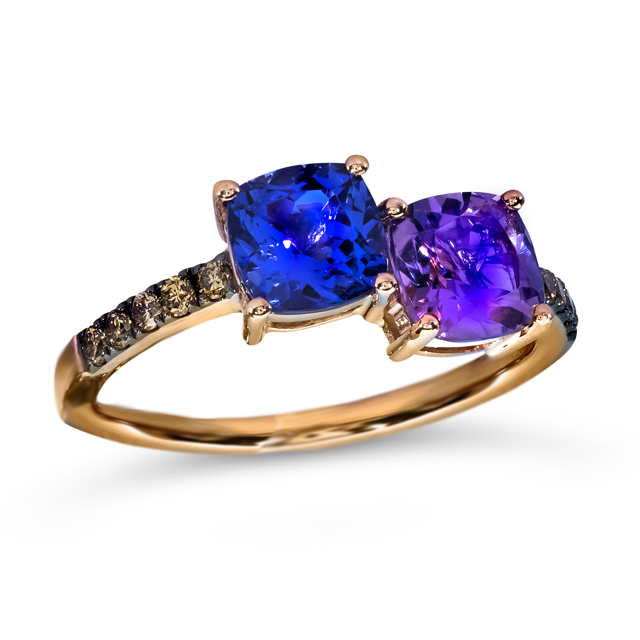 Blue and Purple Ring