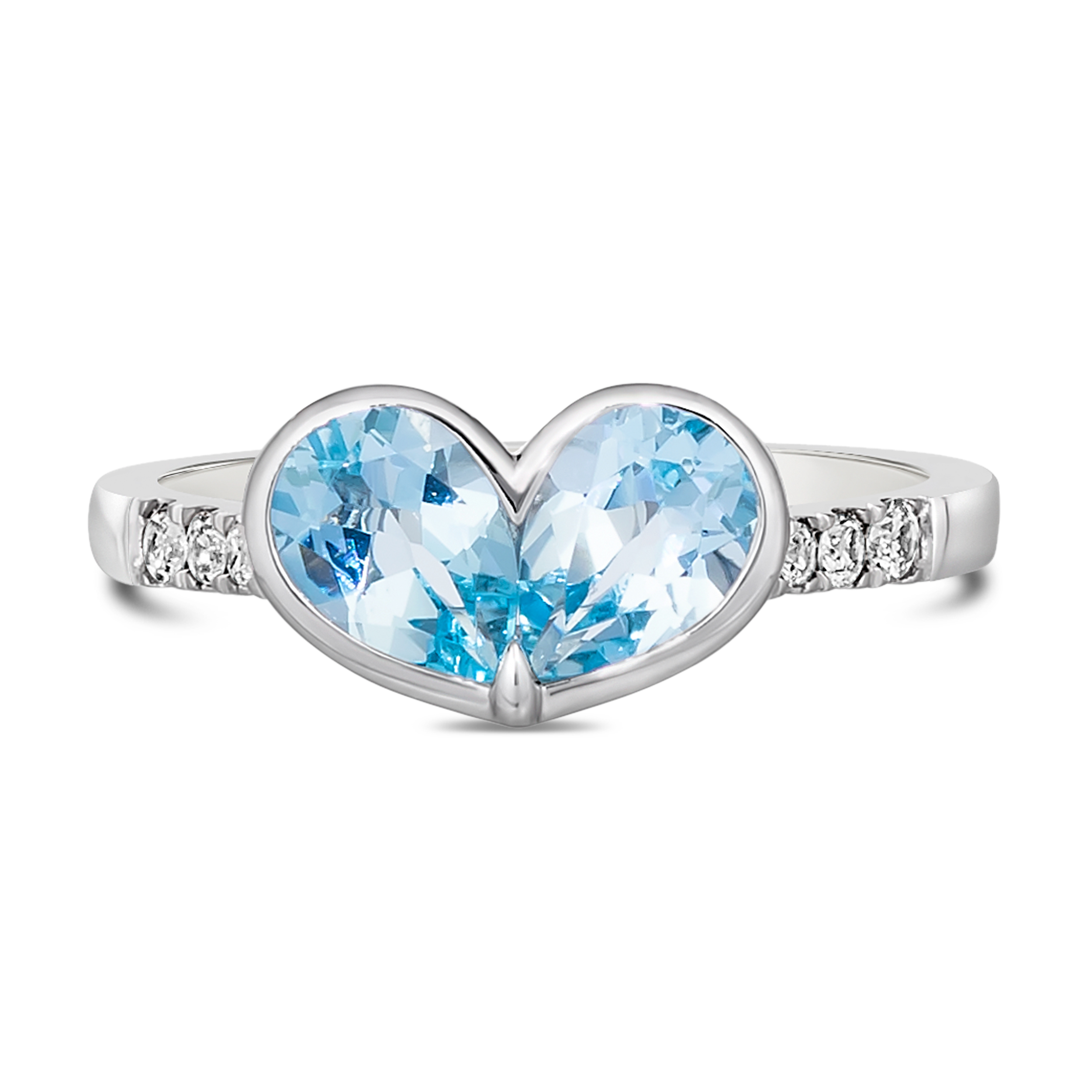 Blue Heart Ring