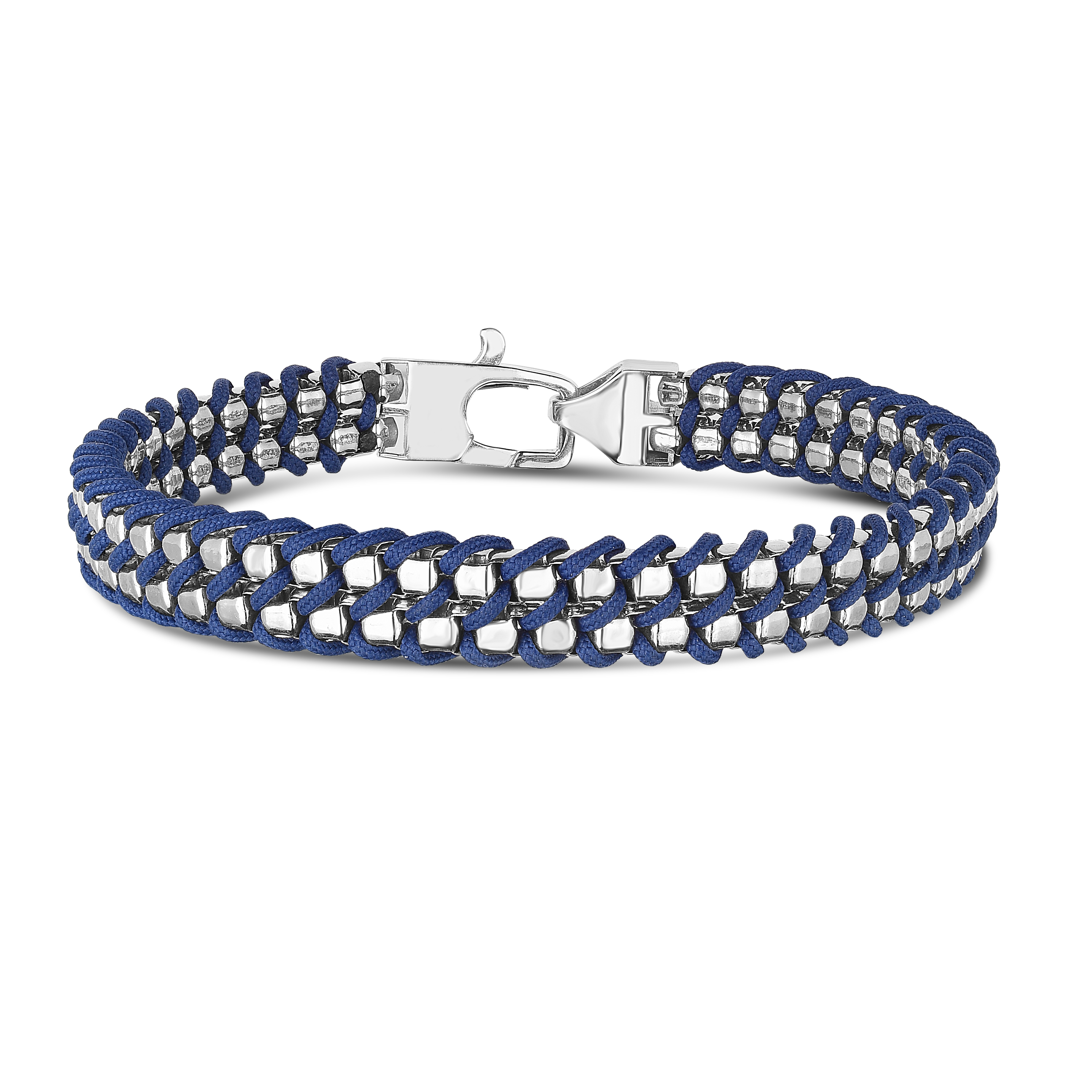 Navy Rope Chain Bracelet