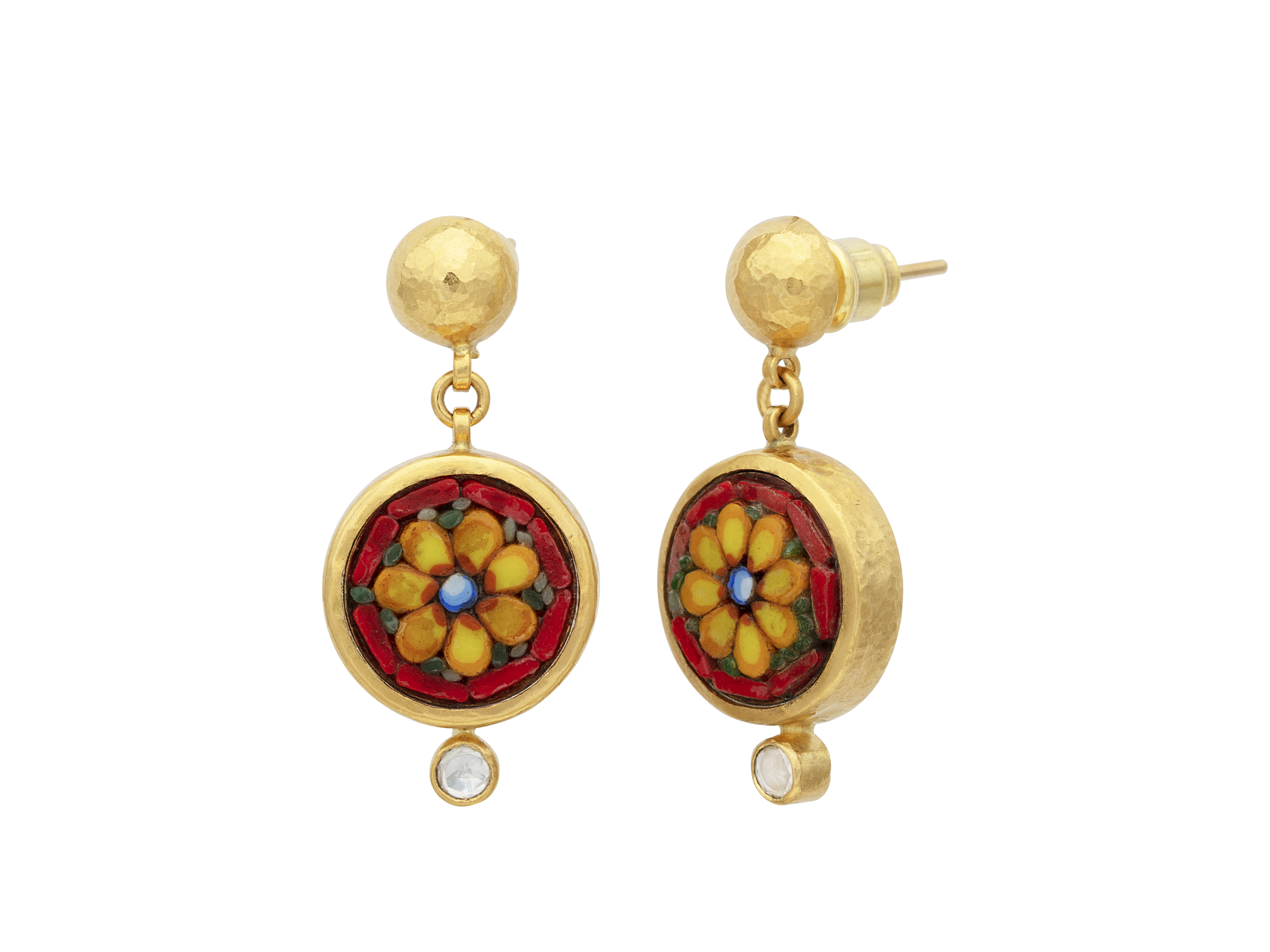 Antiquities Floral Motif Micro Earring 