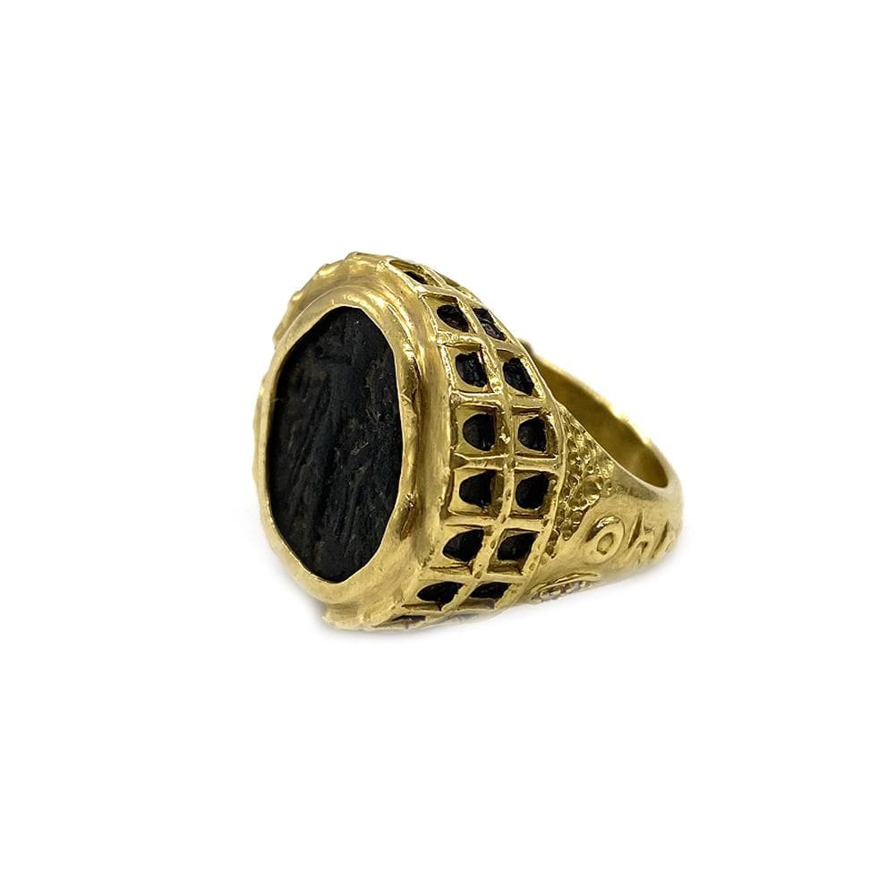 Gold and Black Statement Ring