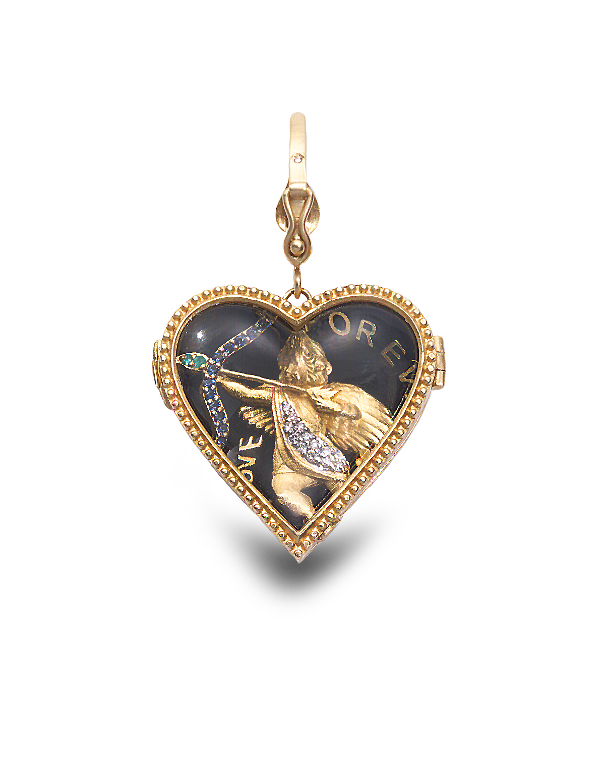 Cupid Heart Locket