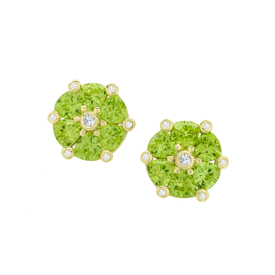 Peridot Studs