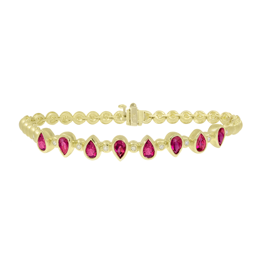 Rubelite Tennis Bracelet