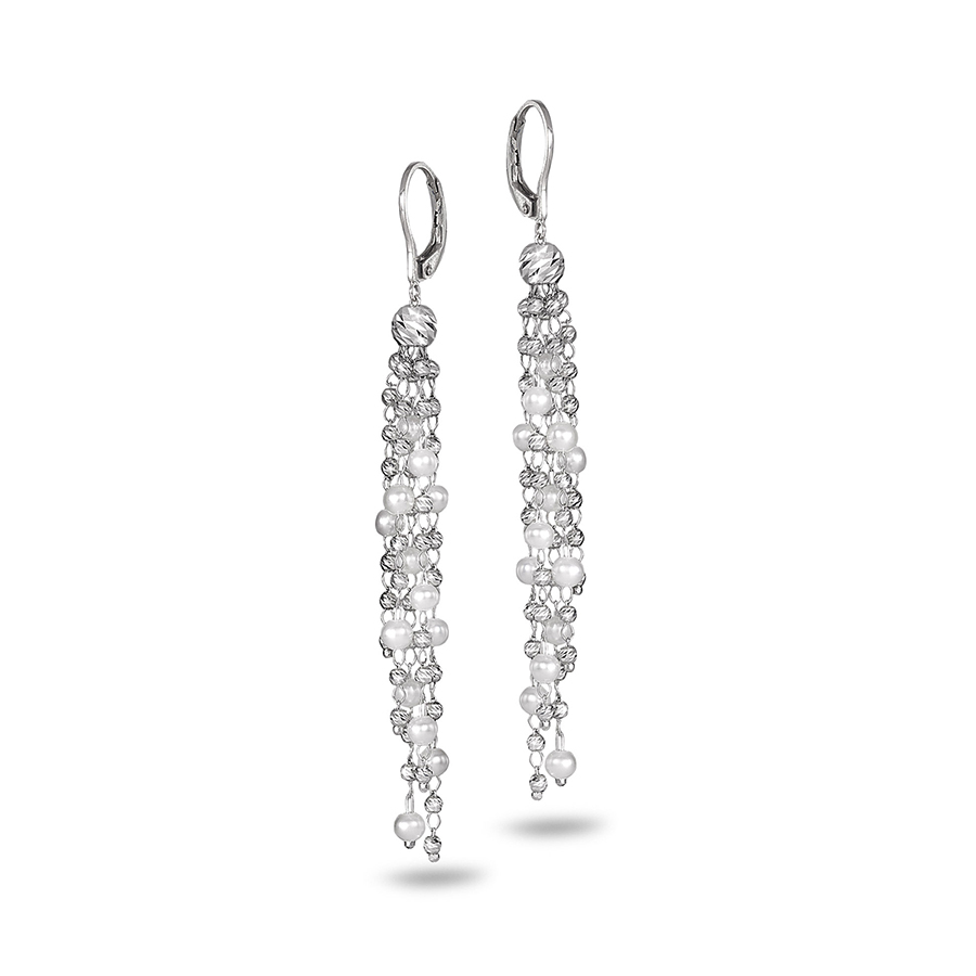 Platinum Born Debut Multi Drop Earrings