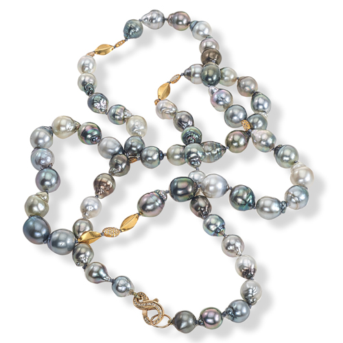 Double Strand Tahitian Pearls