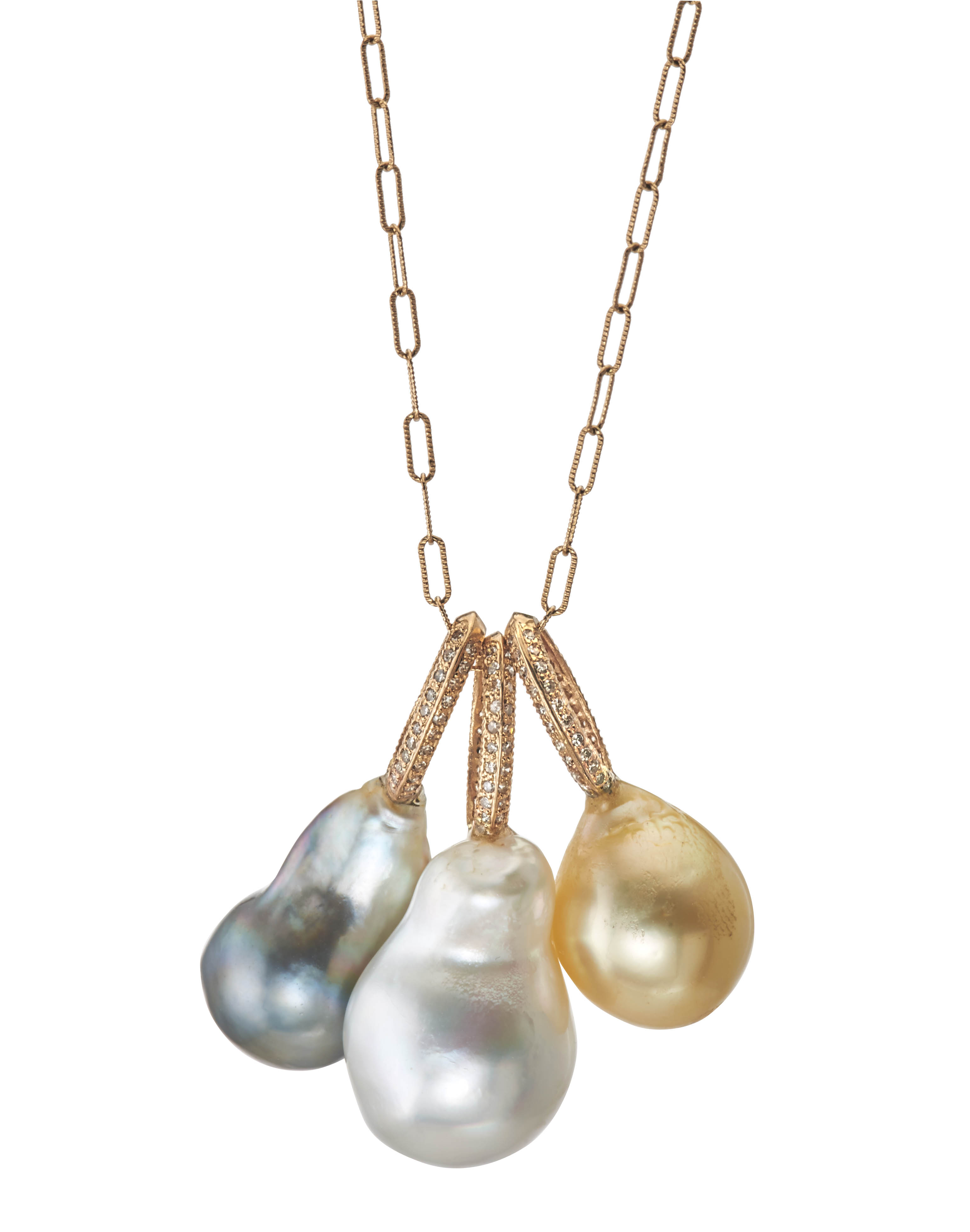 Baroque Pearl Pendants