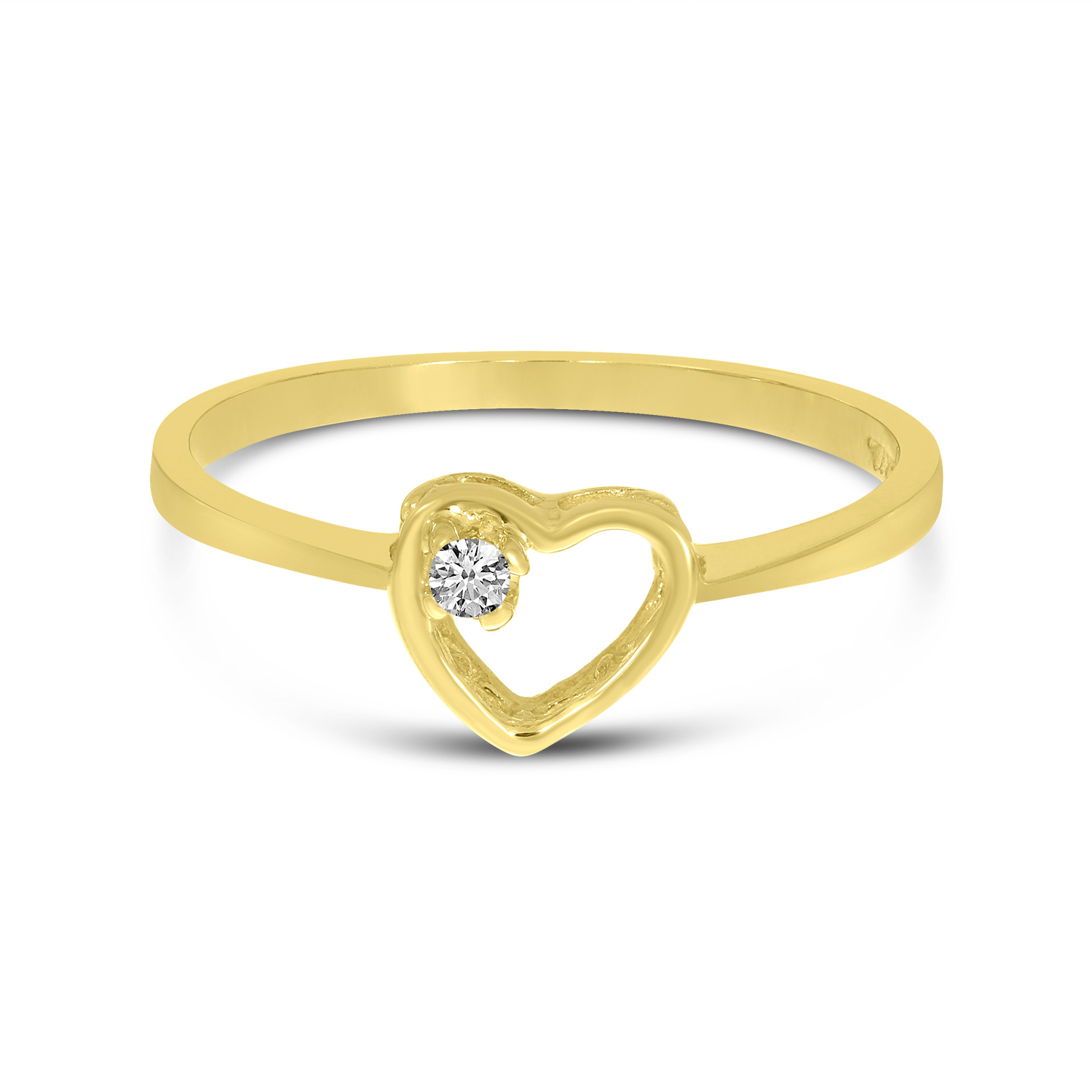 Diamond Heart Ring