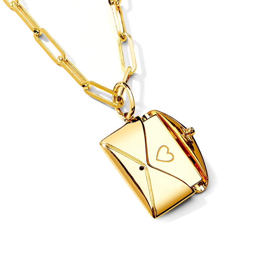 Gold Letter Pendant 