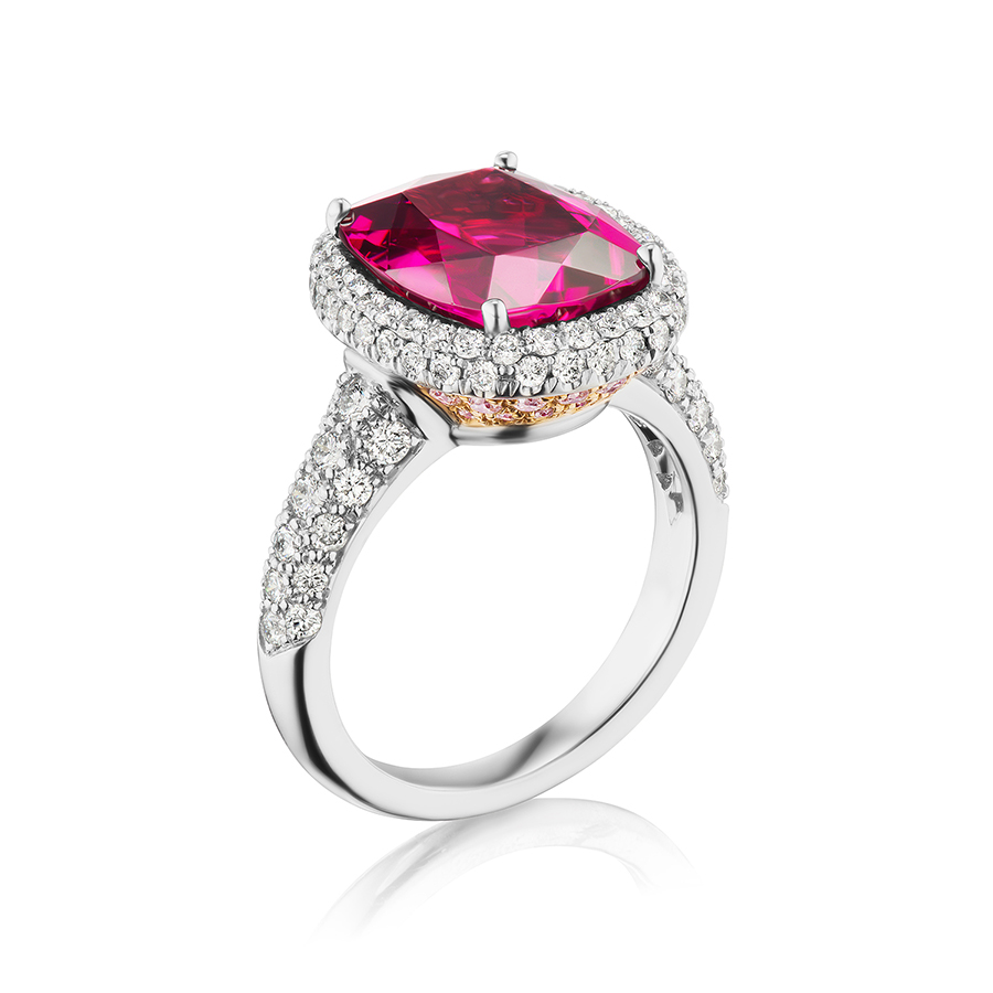 Rubellite Sugar Ring