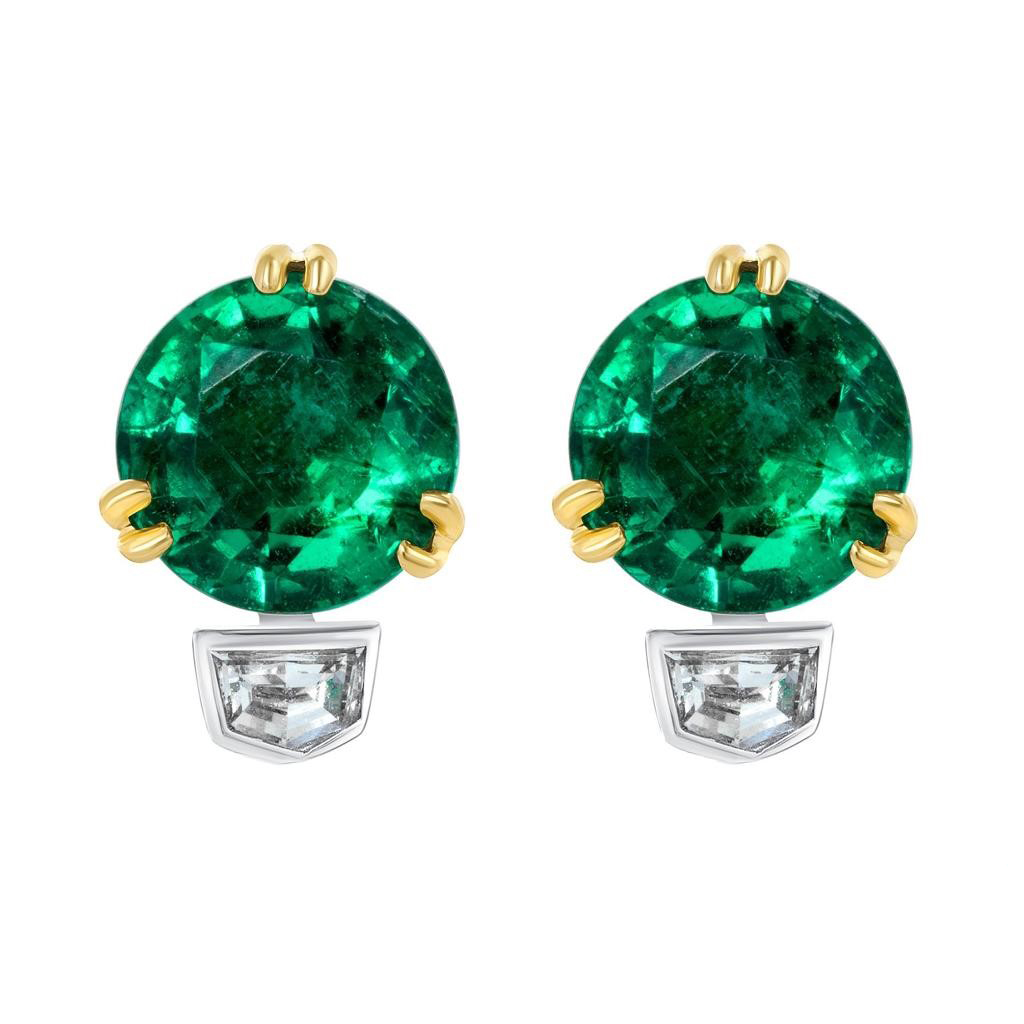 Emerald Studs