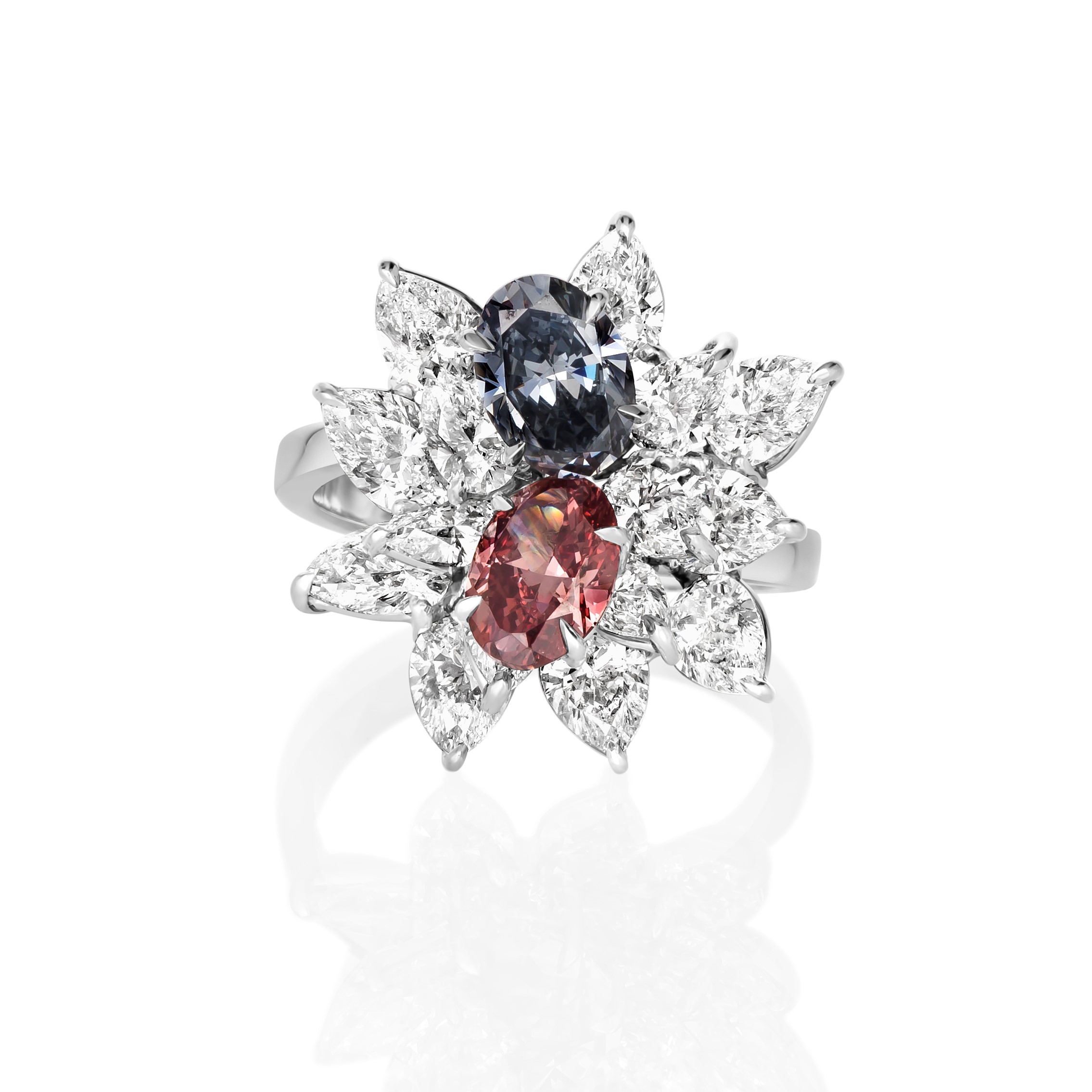 Floral Diamond Ring