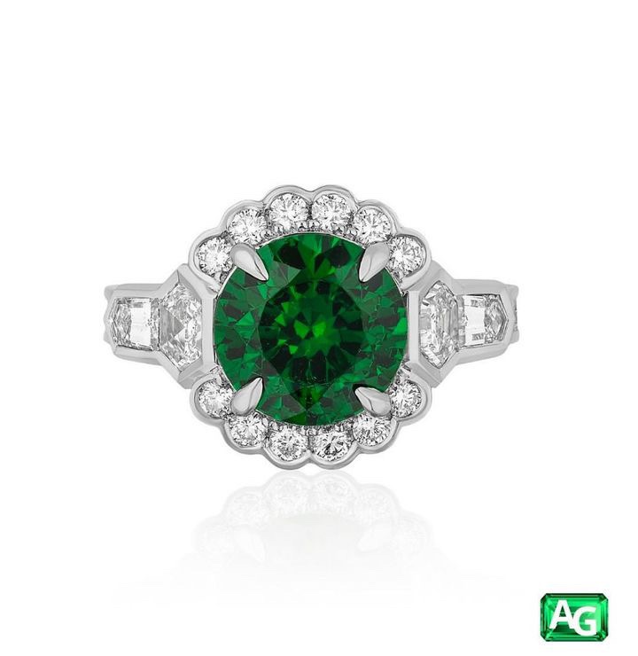 Tsavorite Garnet Ring