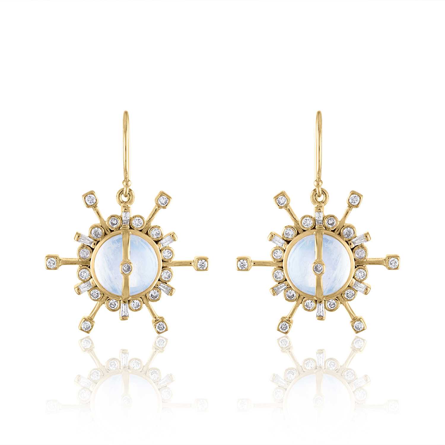 Moonstone Dangle Earrings
