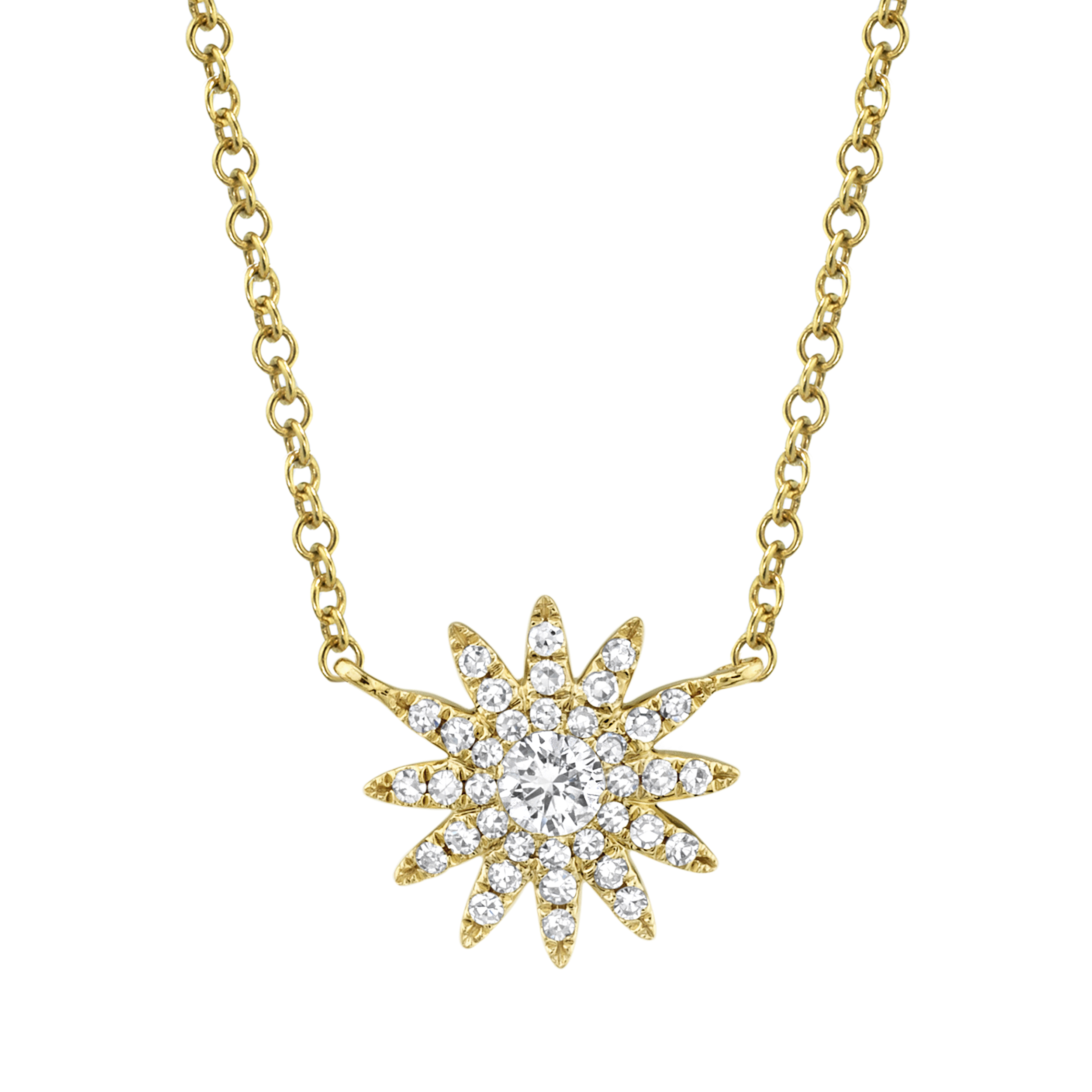 Diamond Starburst Pendant