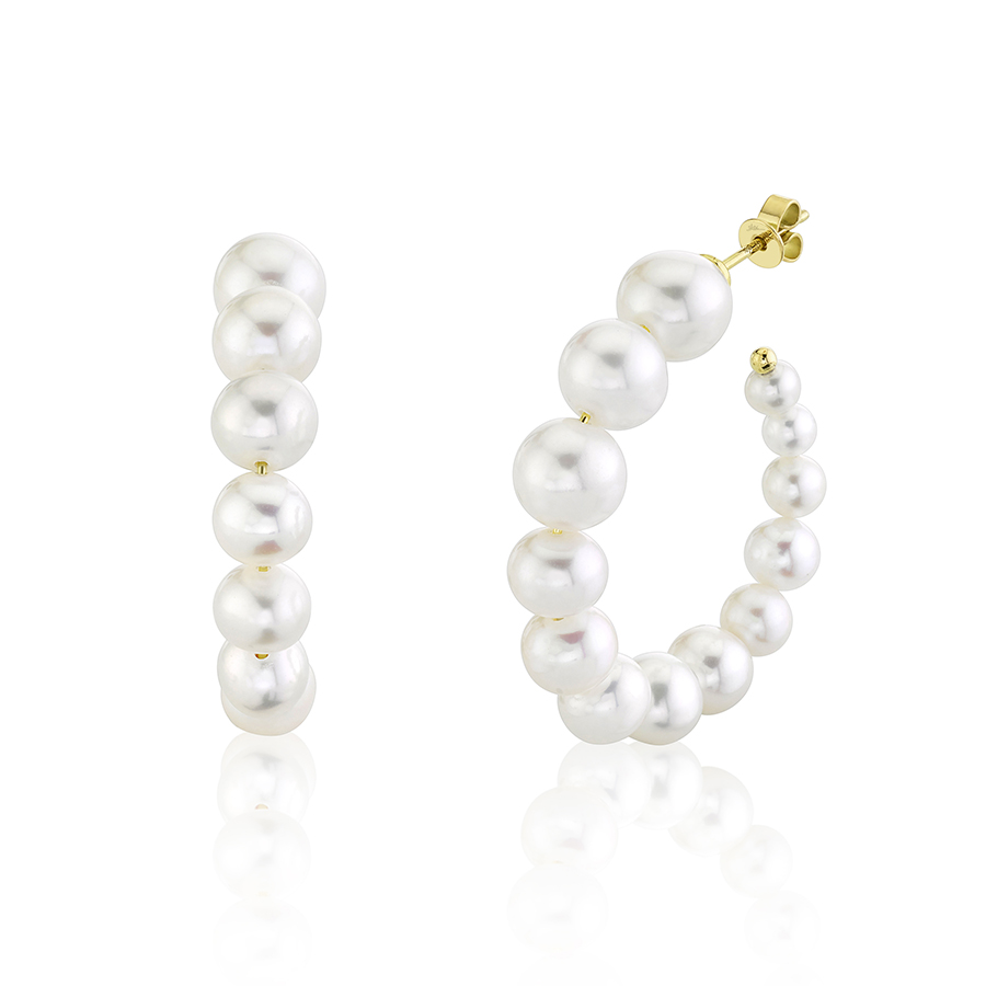 Pearl Hoops