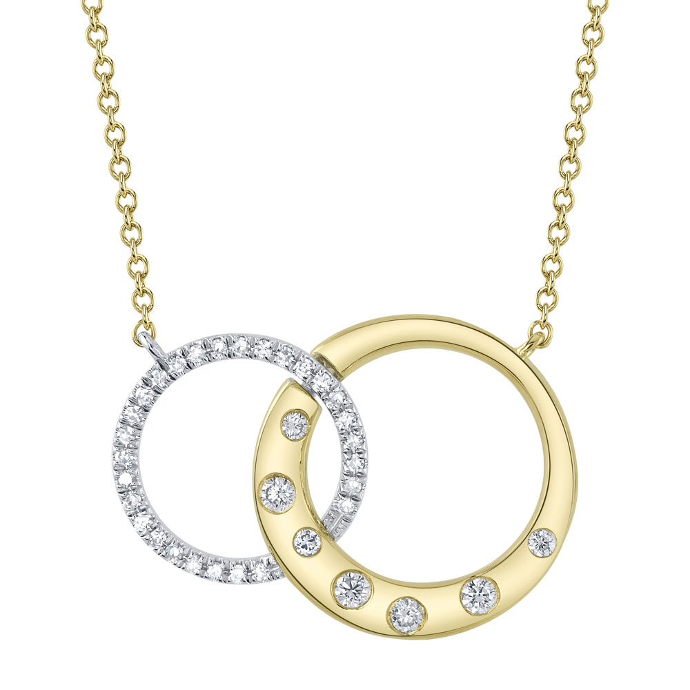 Diamond Circle Necklace