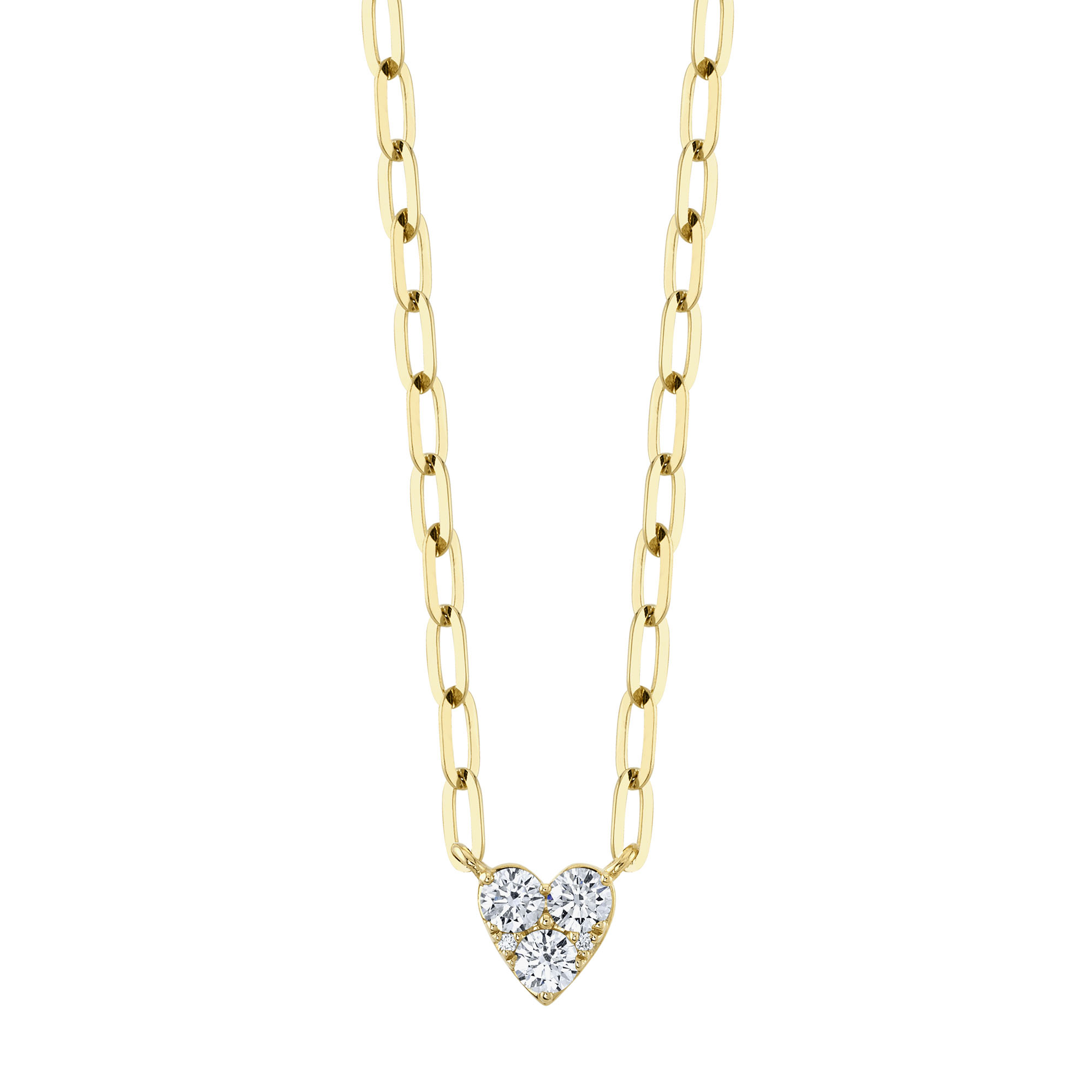 Heart Paperclip Necklace