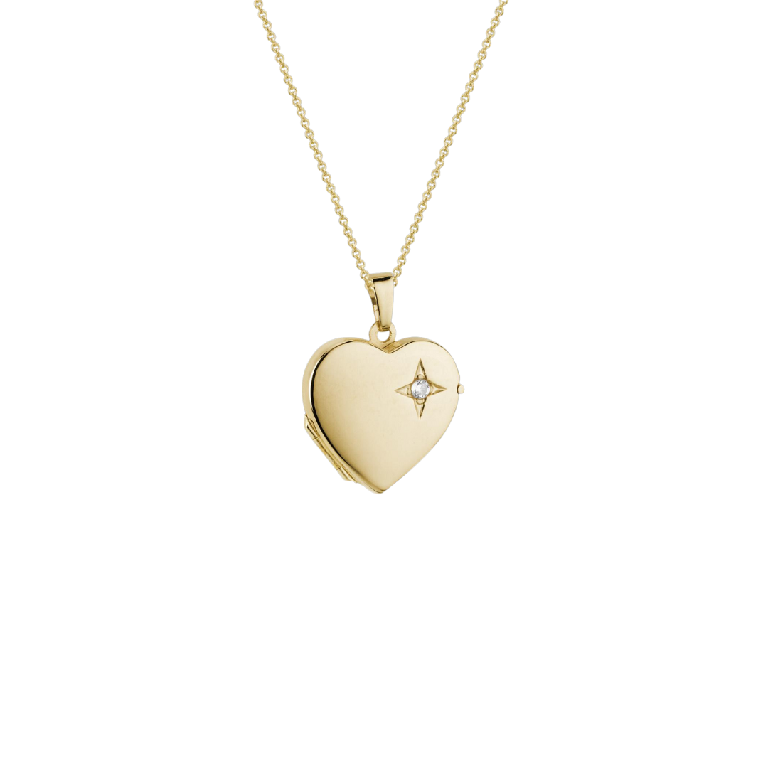 Gold Heart Locket