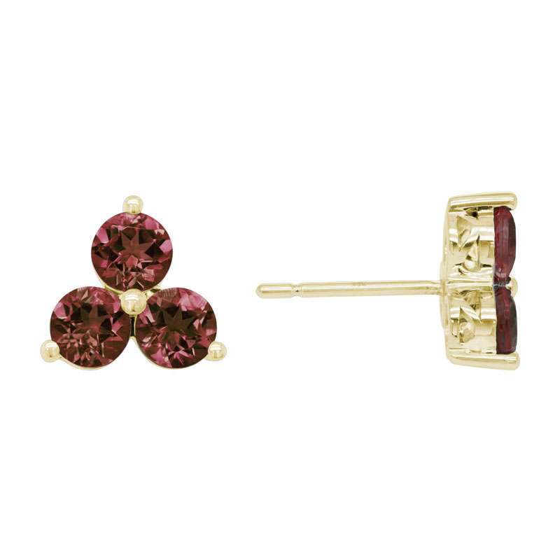 Garnet Studs