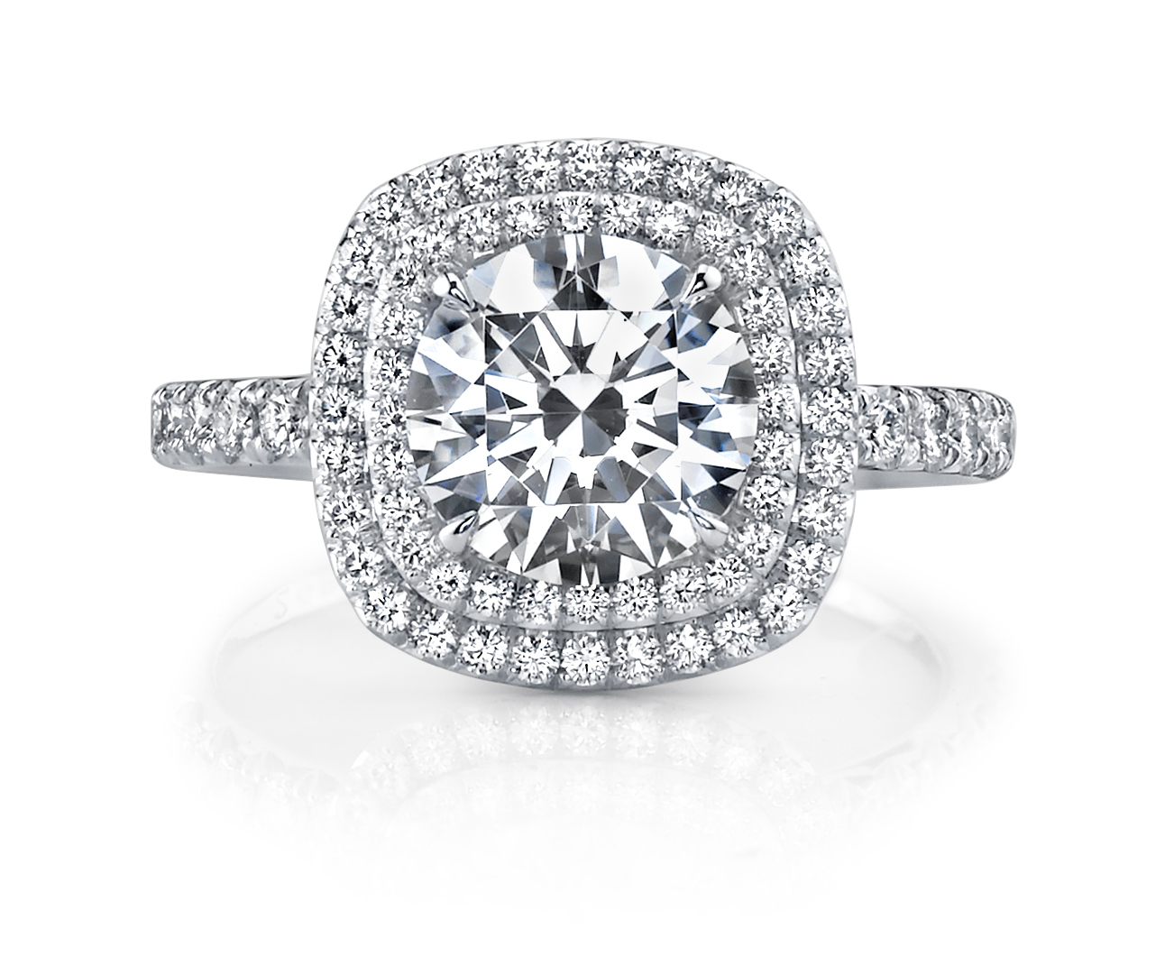 Cushion Cut Engagement Ring