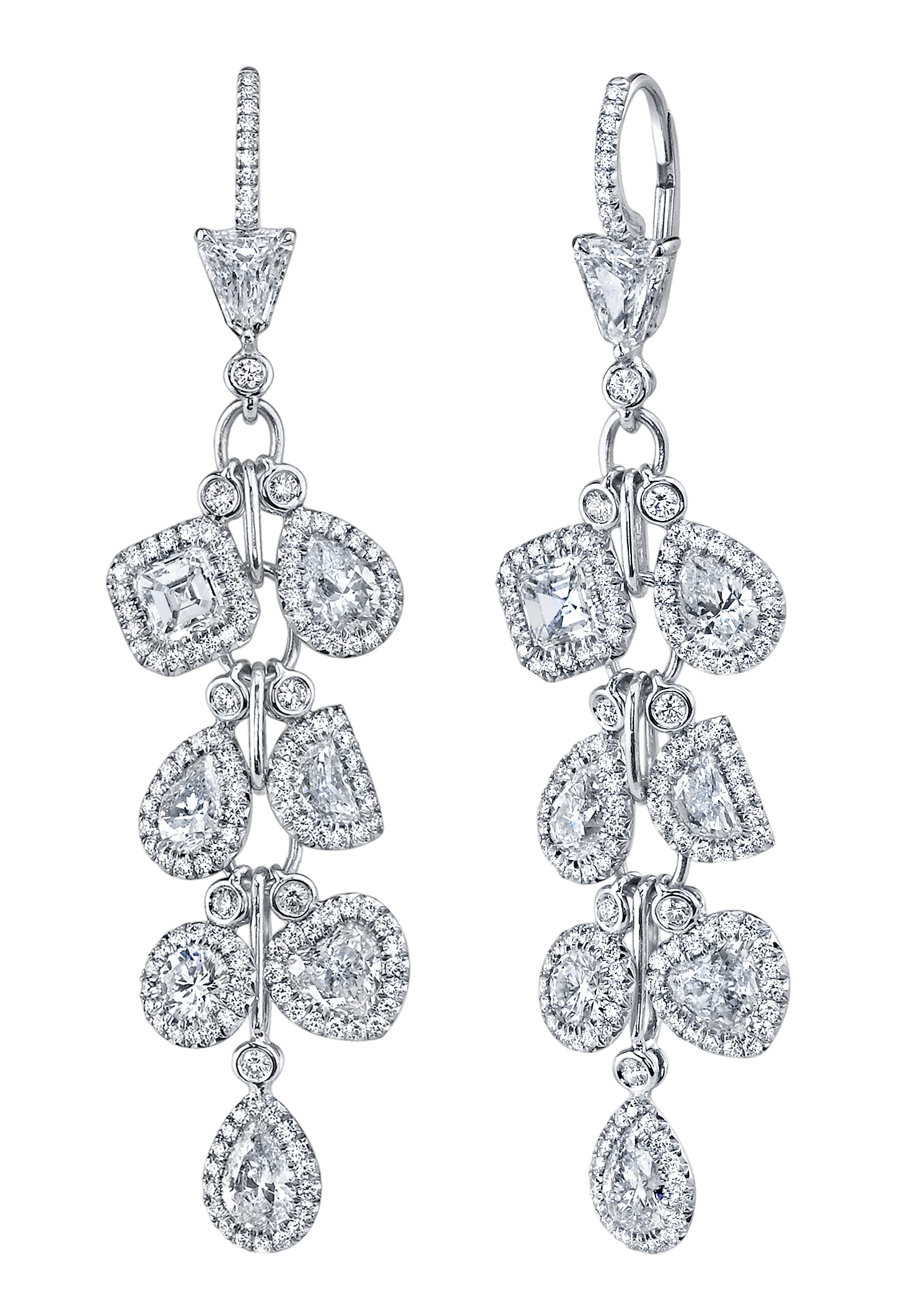 Diamond Drop Earrings