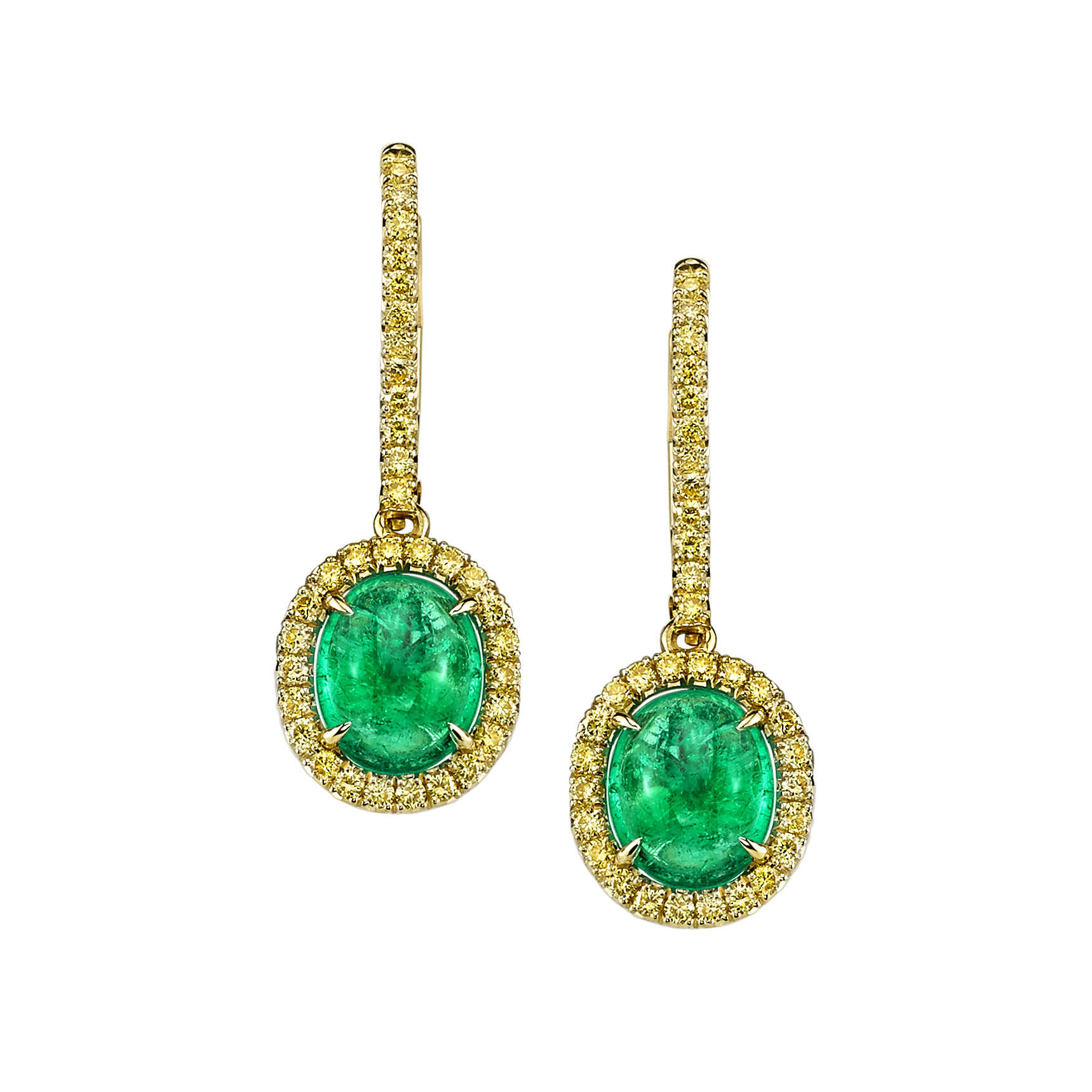 Emerald Drop Earrings