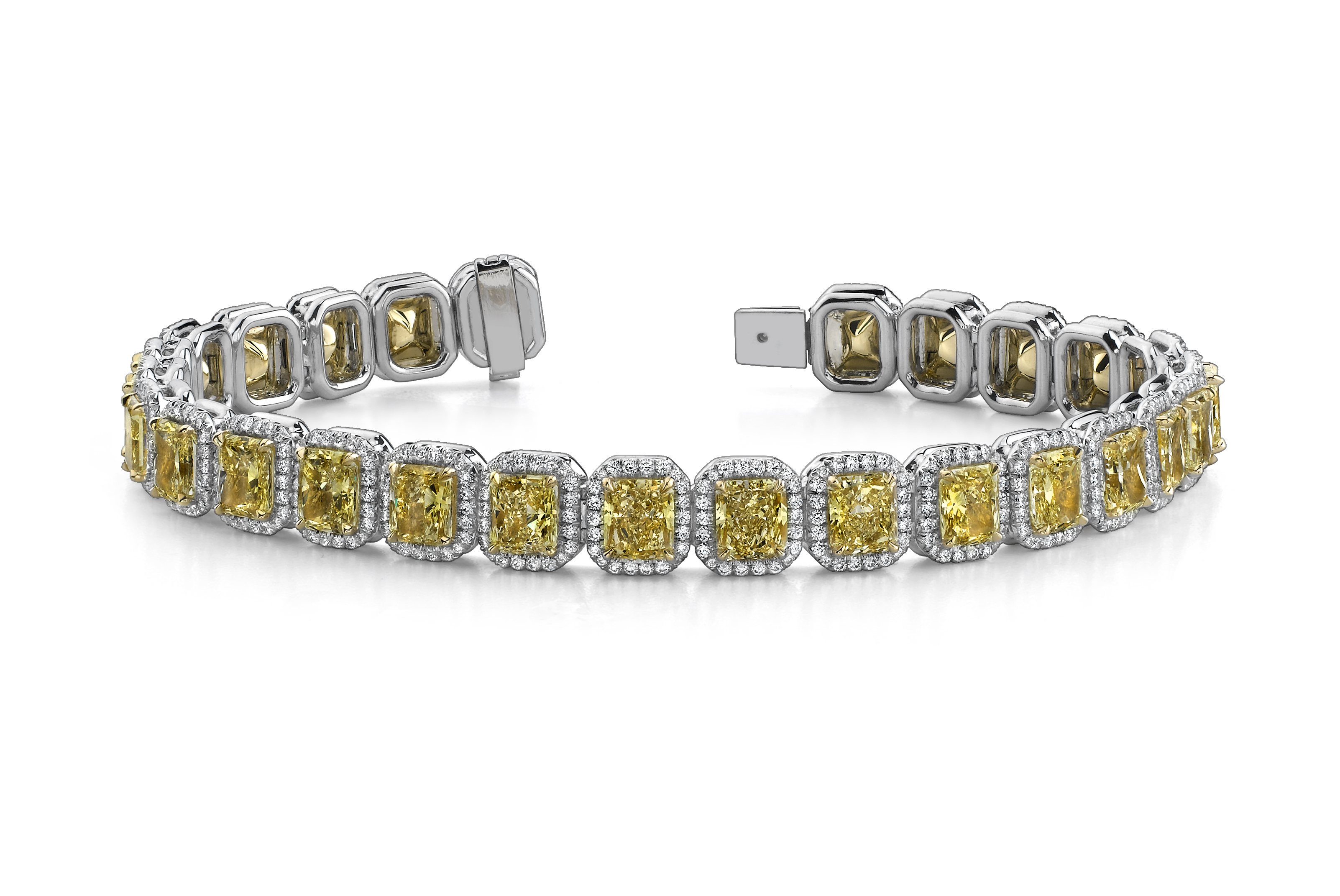 Yellow Diamond Tennis Bracelet