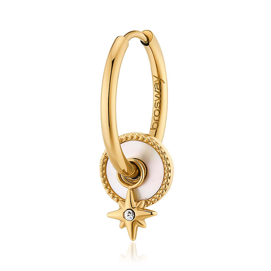 Gold-Finish Stainless Steel Hoop