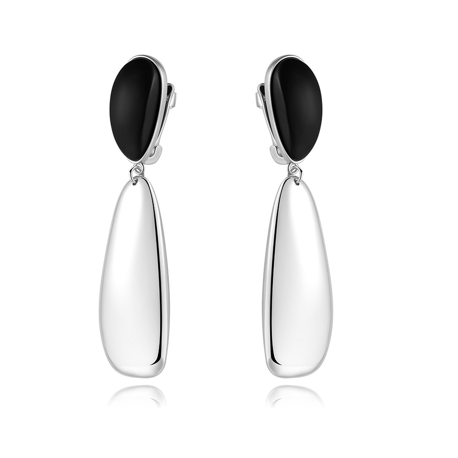Pianegonda Silver and Onyx Earrings