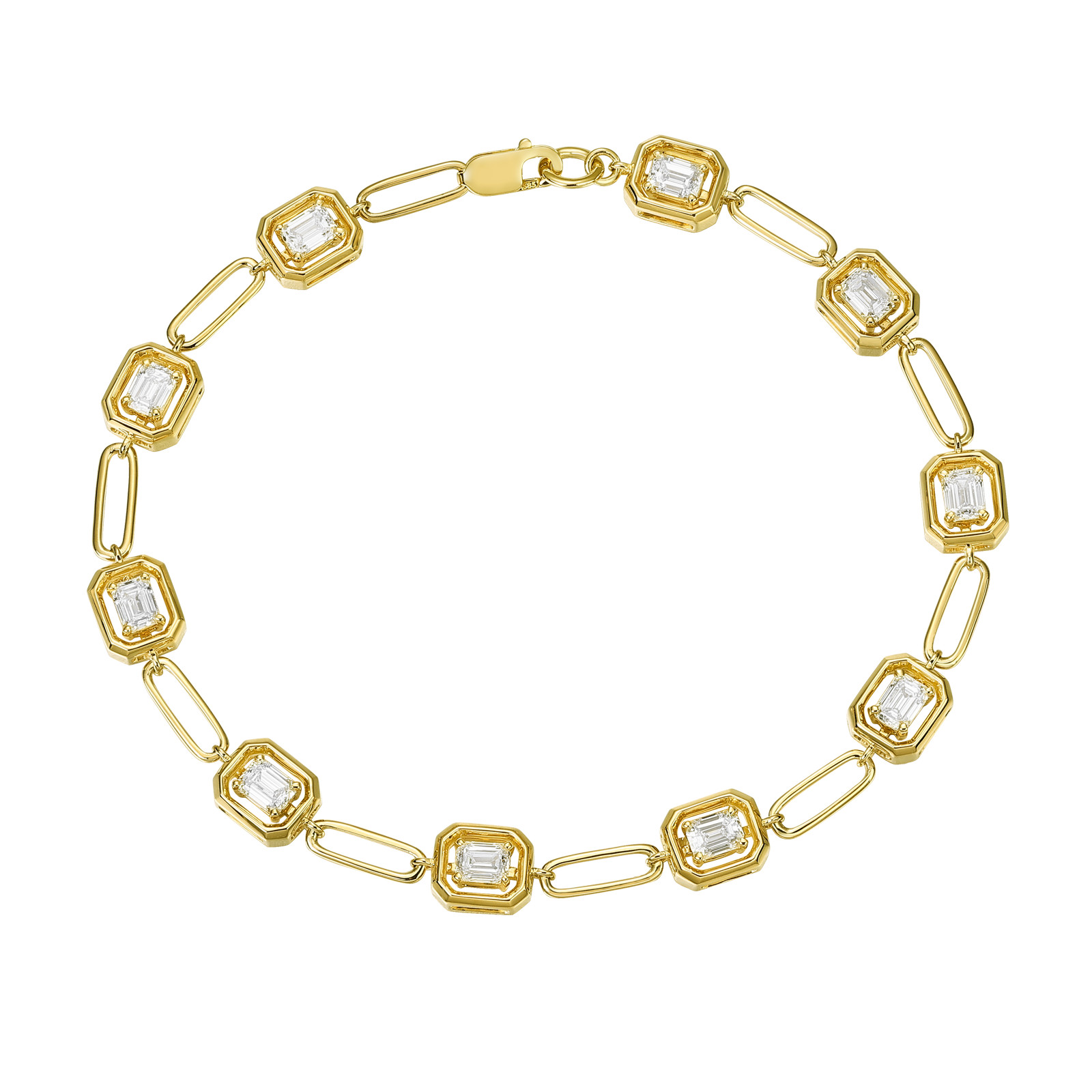 Chain Diamond Bracelet