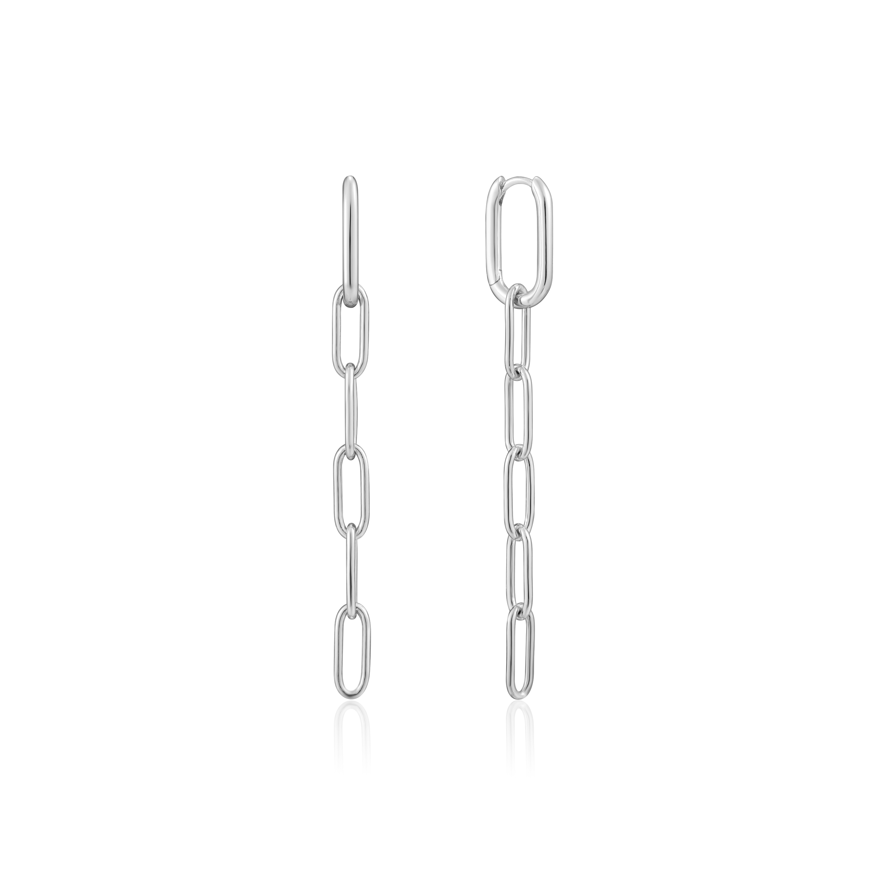 Cable Link Earrings
