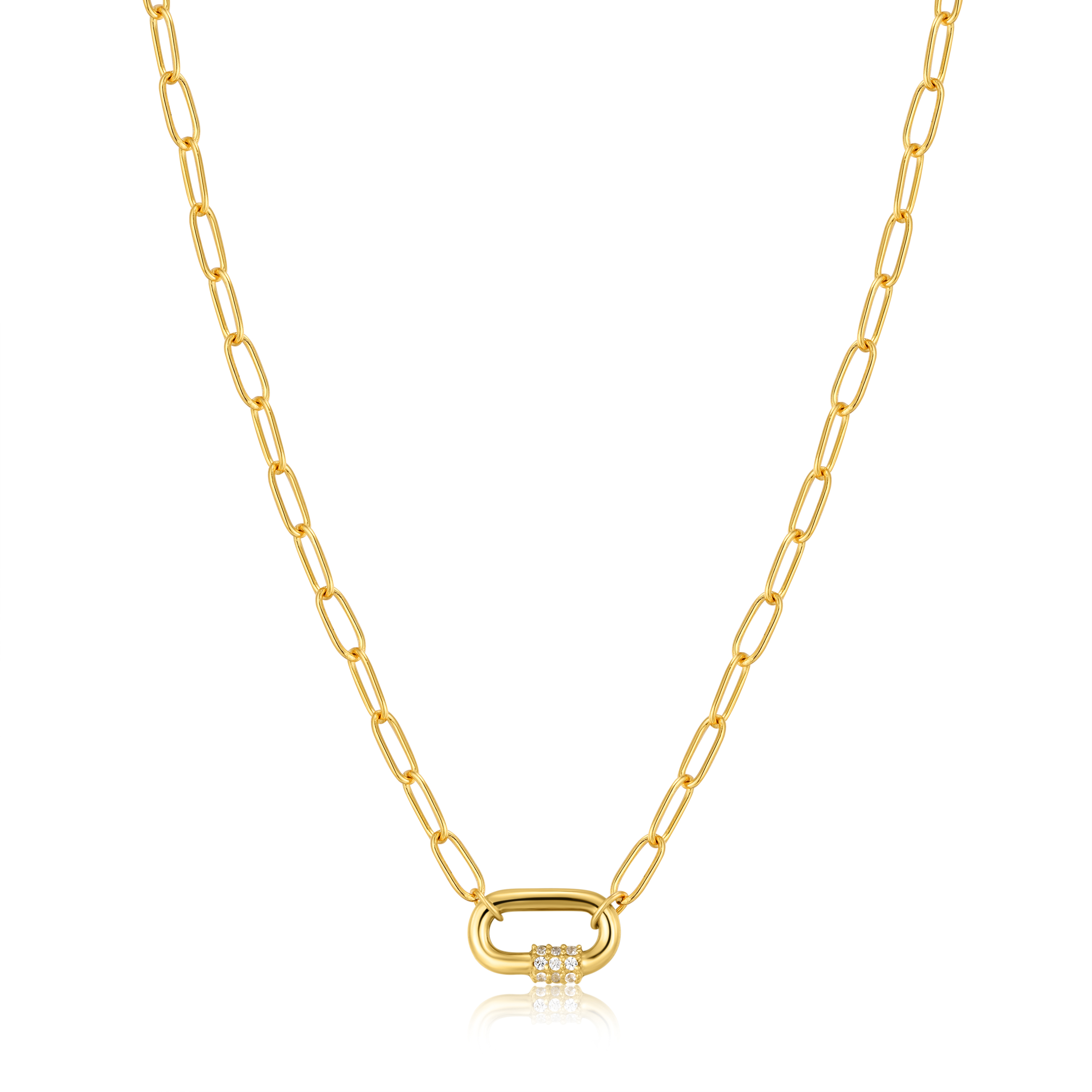 Gold Chain Link Necklace