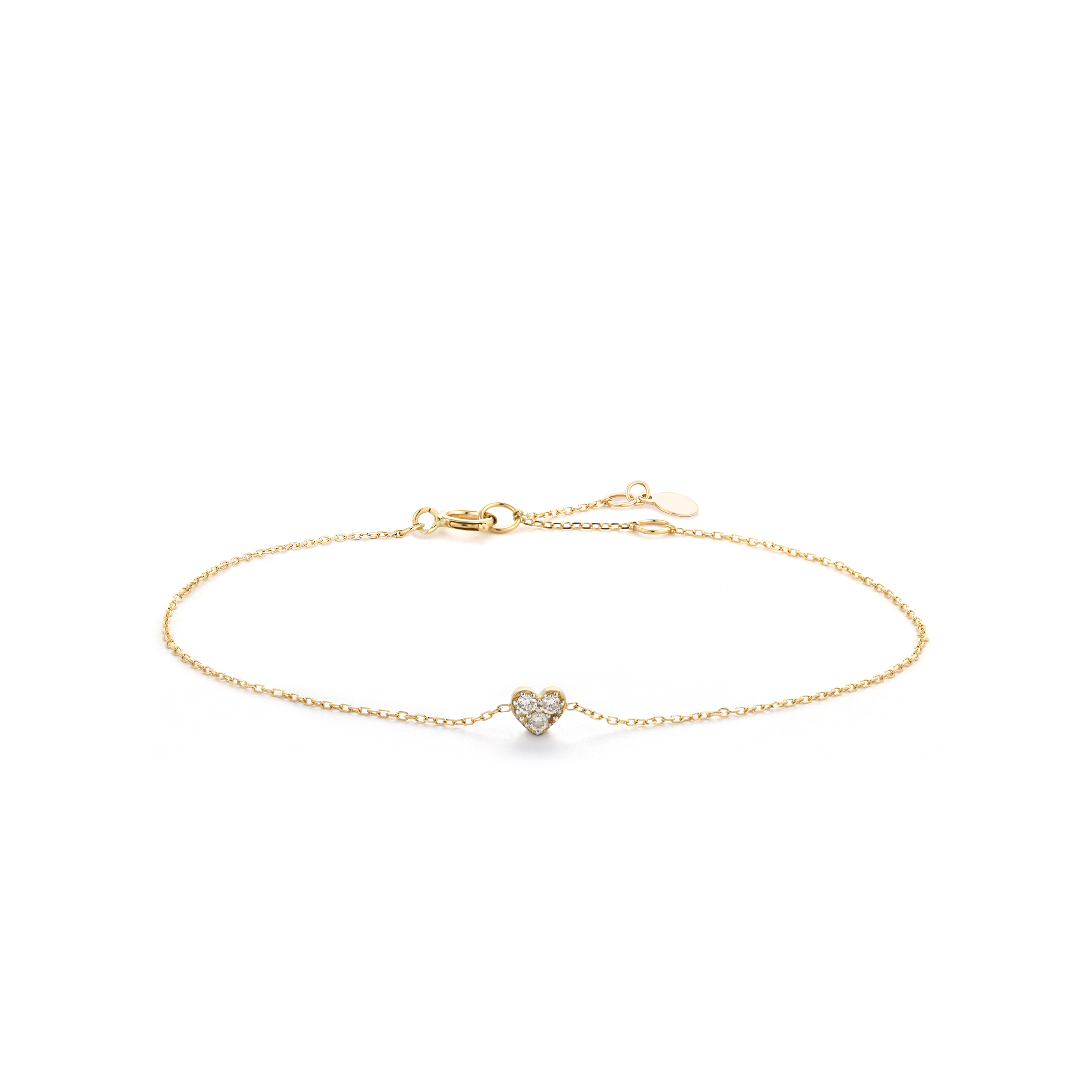 Sophie Diamond Heart Bracelet