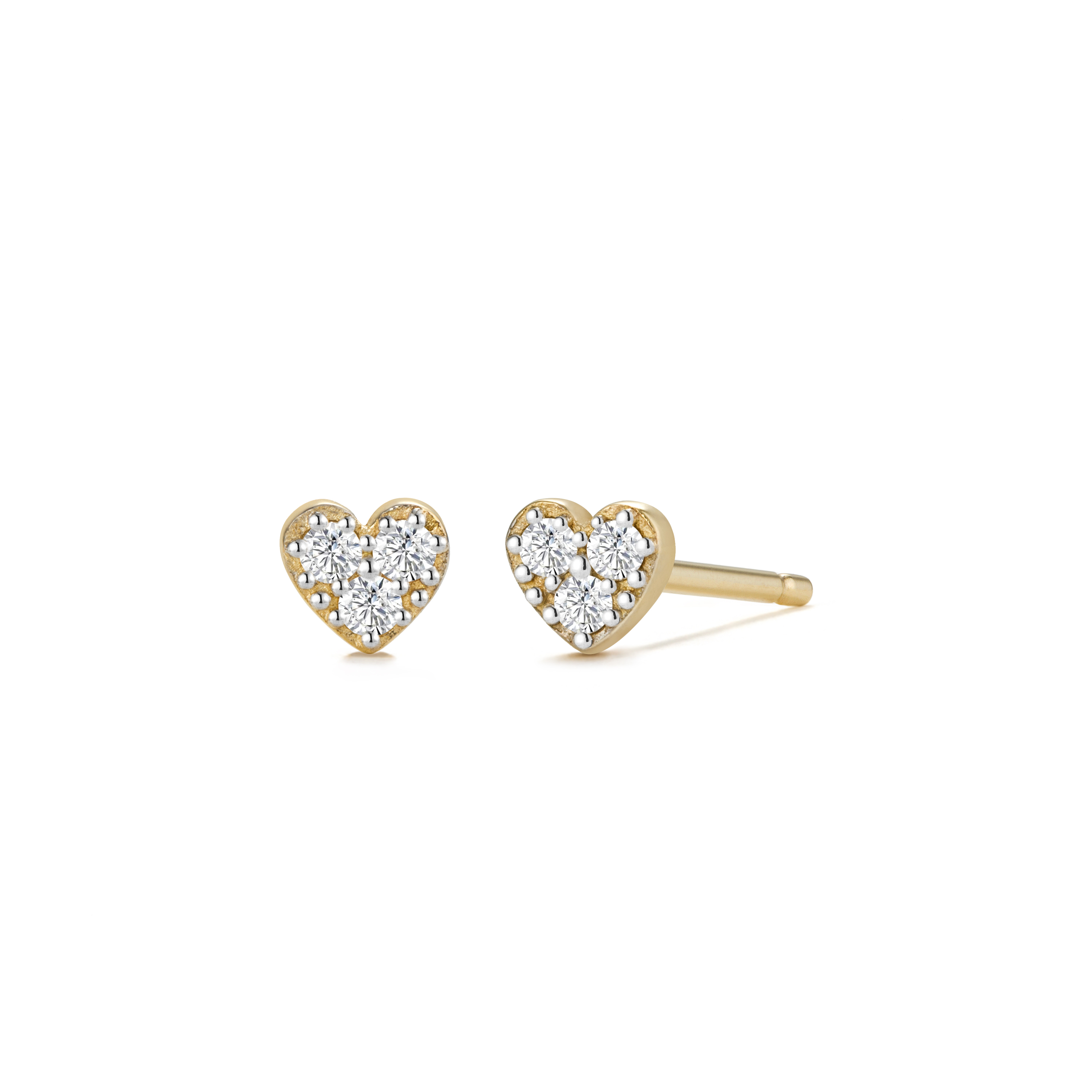 Sophie Diamond Heart Studs