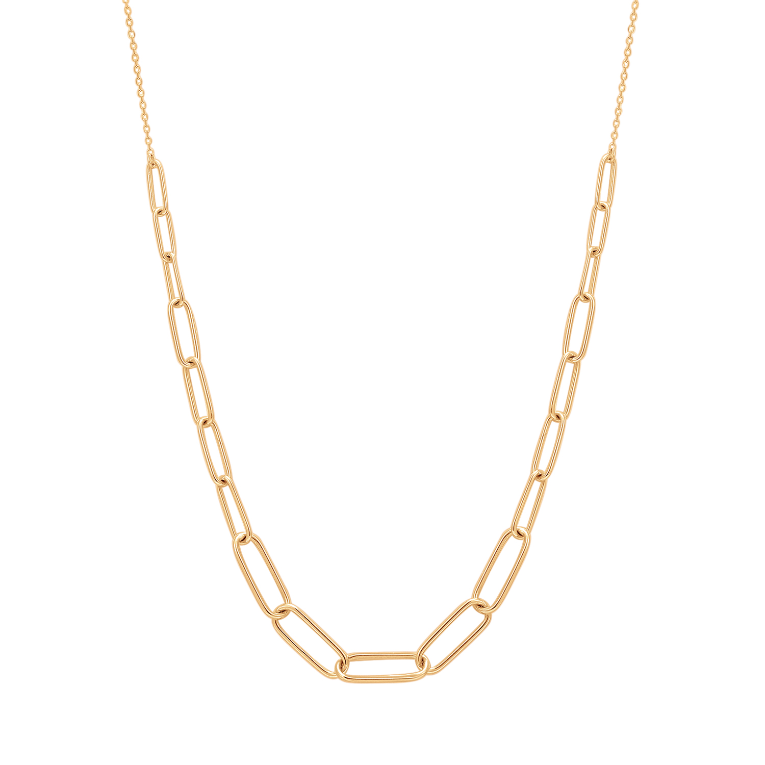 Theodora Paper Clip Necklace