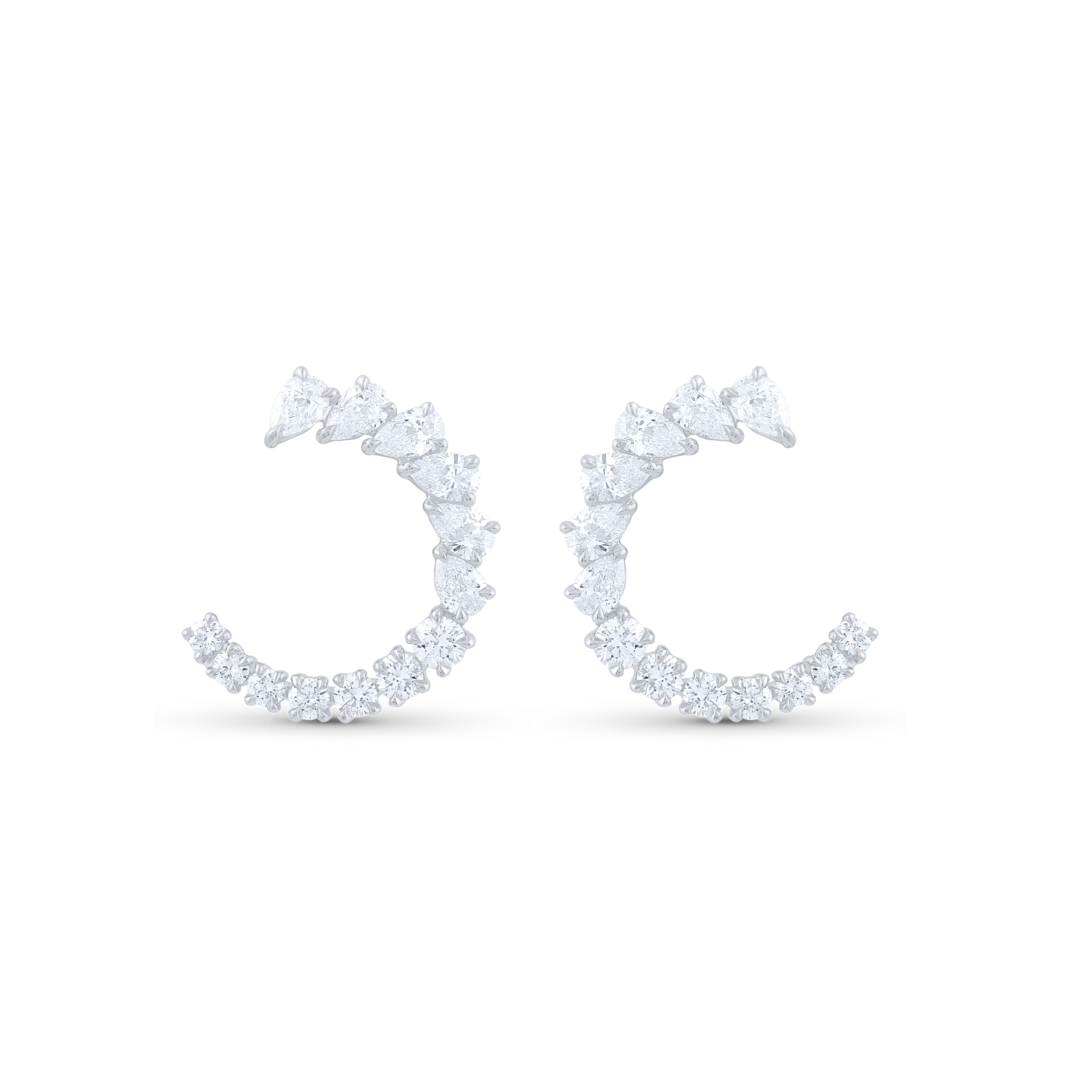 Diamond Hoop Earrings