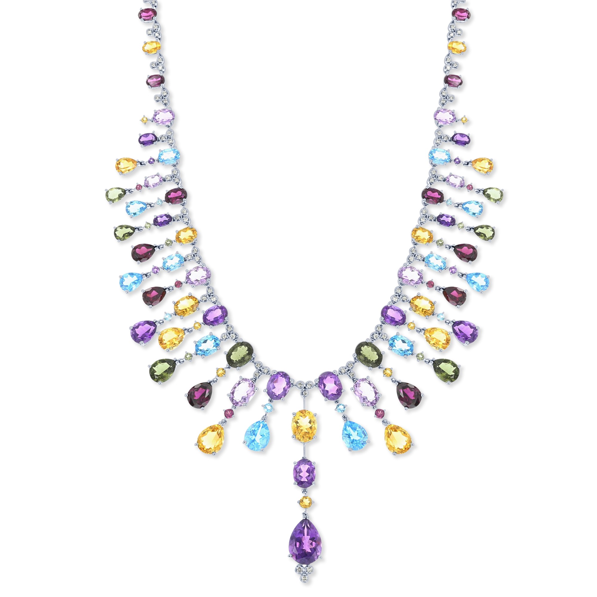 Statement Gemstone Necklace